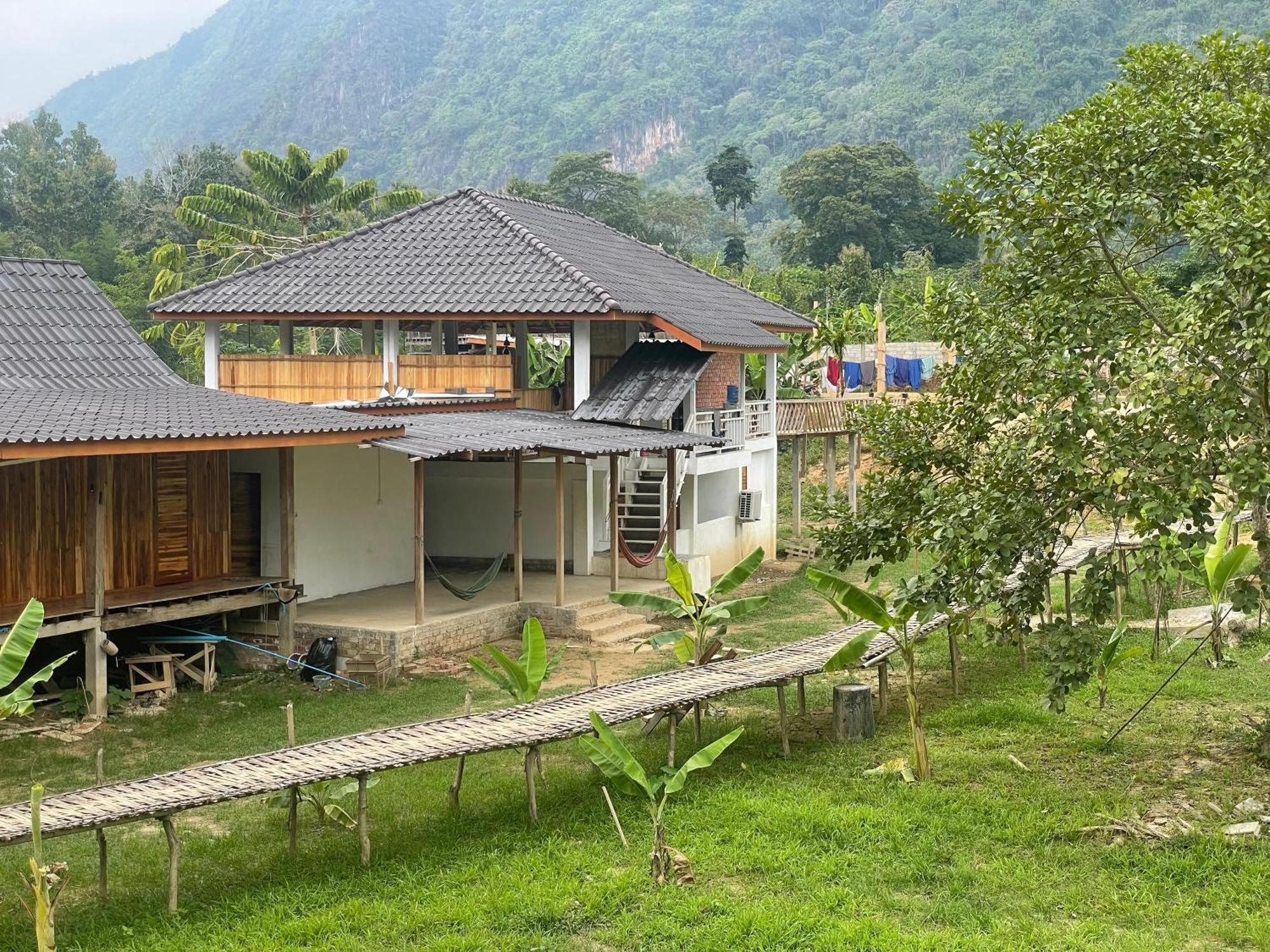 Eco Farm Stay And Hostel Nongkhiaw Esterno foto